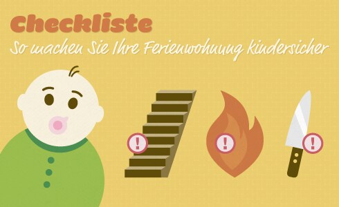 Checkliste für eine kindersichere Ferienunterkunft
