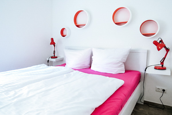 Home Staging, Ferienwohnung Rote Grütze auf Amrum, Schlafzimmer