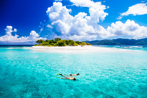 Meer und Insel in der Karibik - Flitterwochenziele