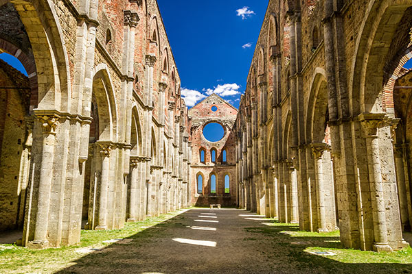 Die Klosterruine von San Galgano