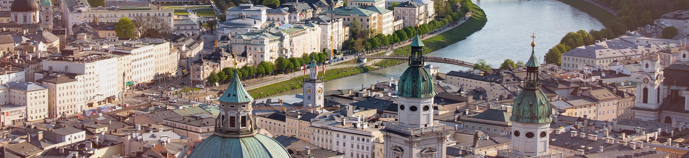 Blick auf Wien und die Donau