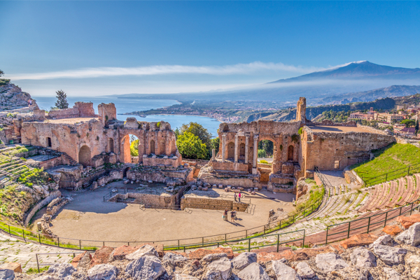 Das antike Theater in Taormina