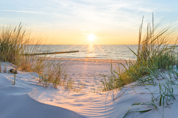 Sonnenuntergang an der Ostsee