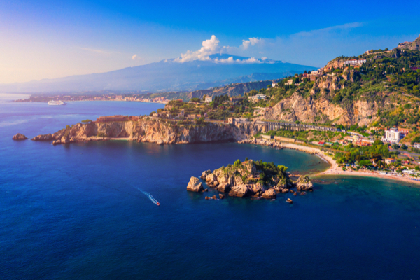 Taormina an der Ostküste Siziliens