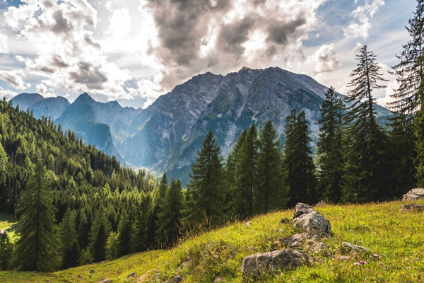 Bergpanorama im Nationalpark Berchtesgaden